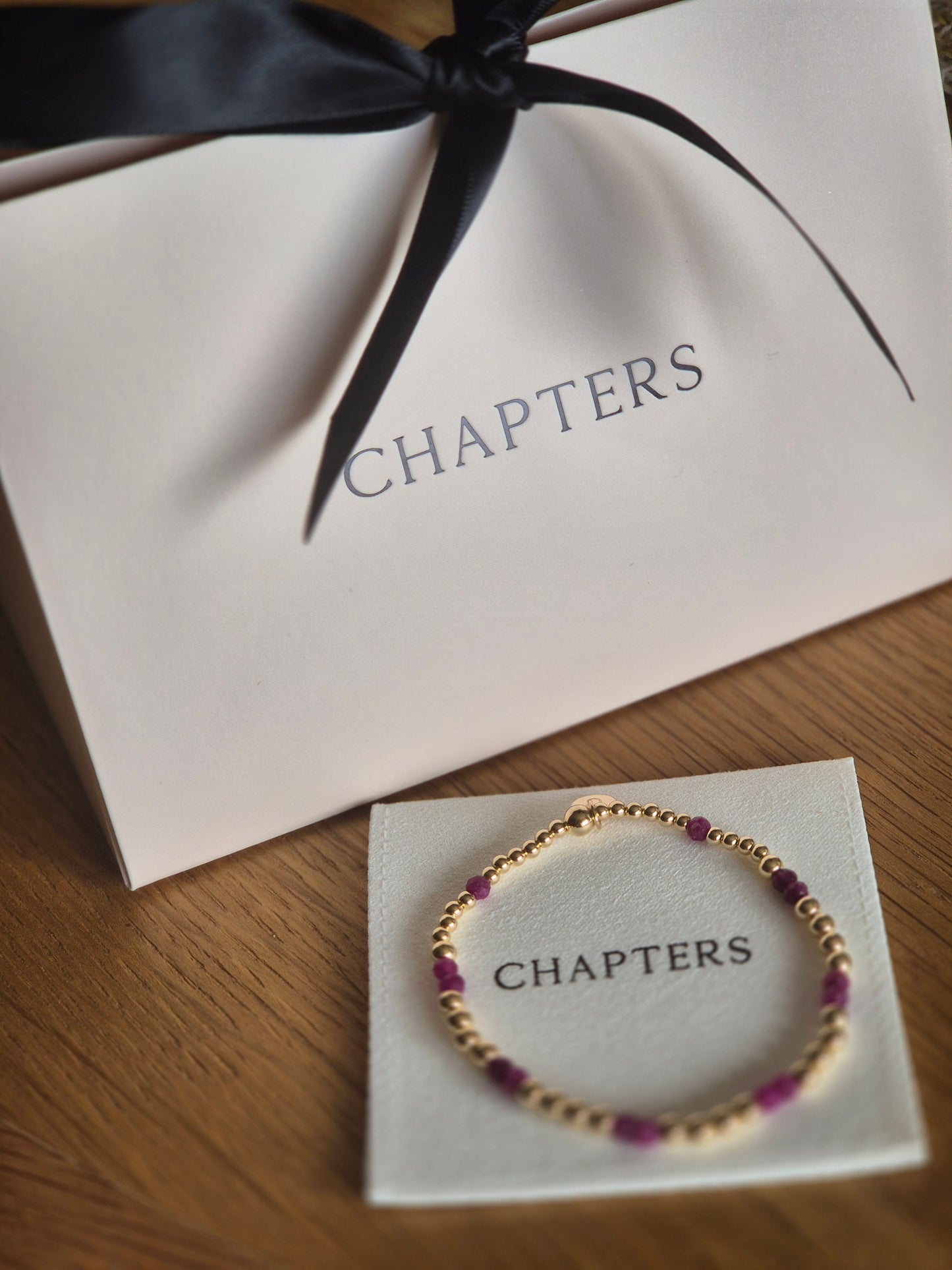 Ruby Gemstone Bracelet