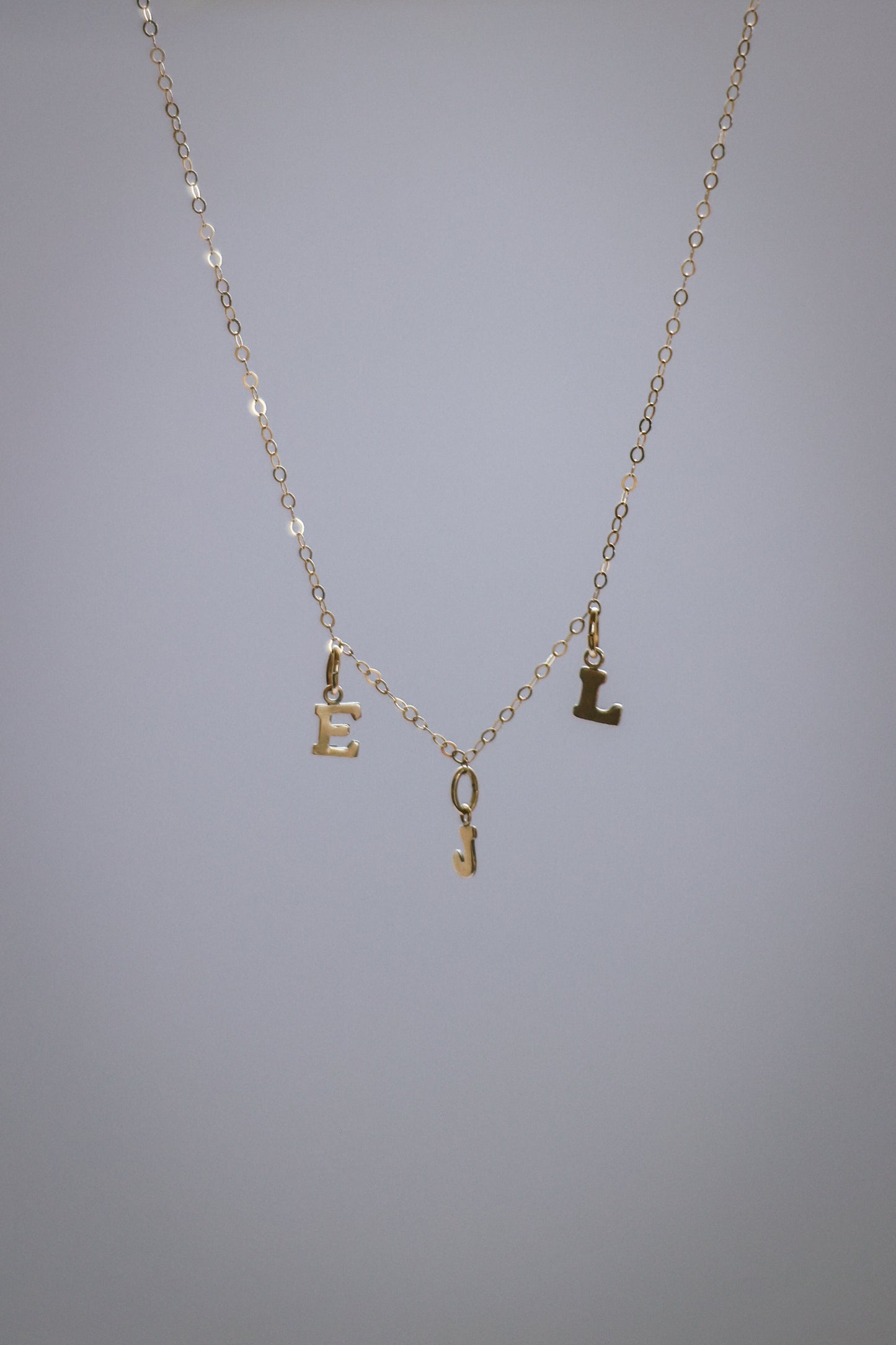 Initial Charms sterling silver/gold-filled