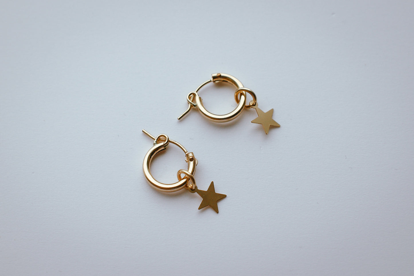 Charm earrings (love heart, star, or moon charm)