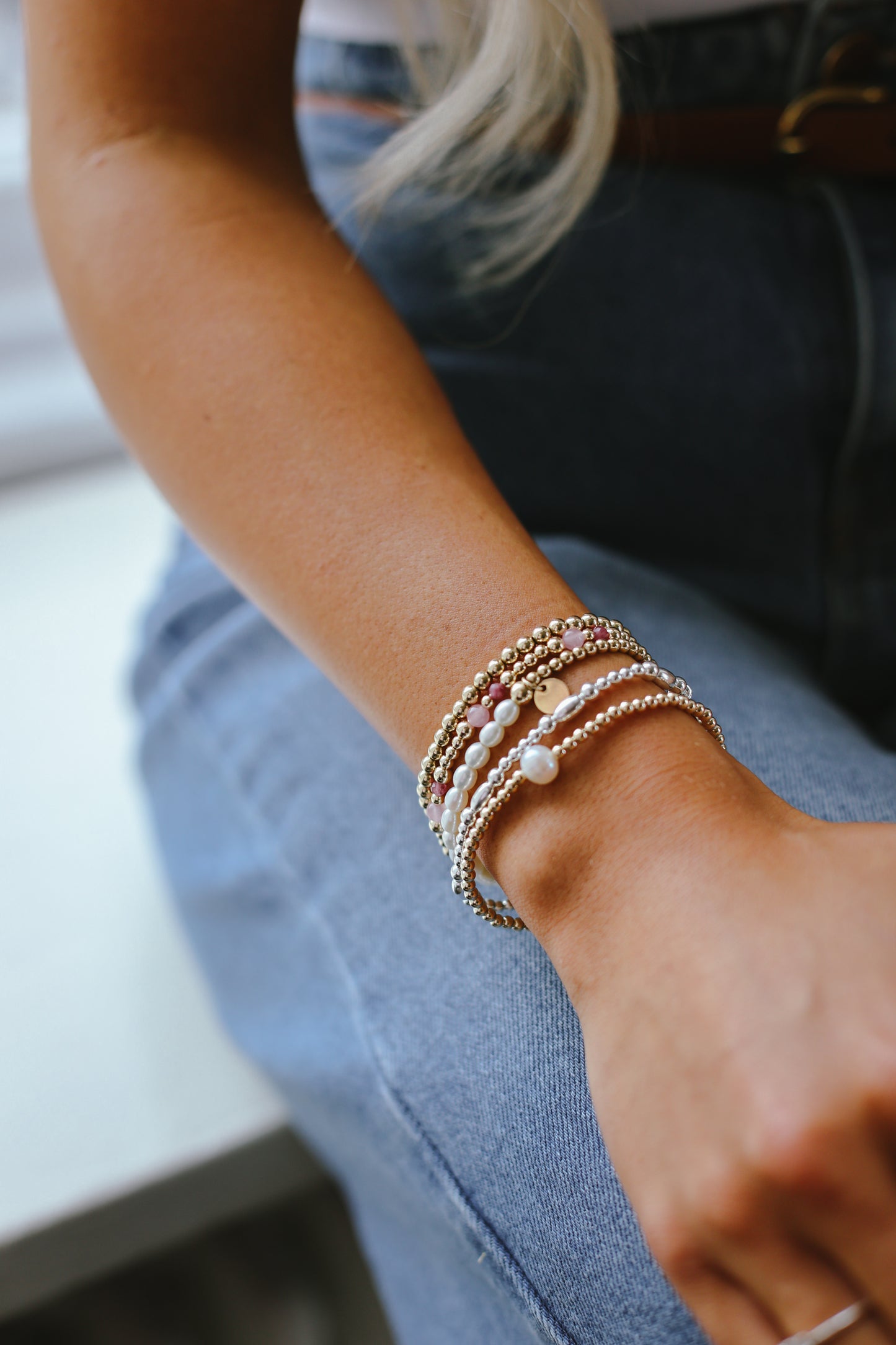 Stacking bracelets