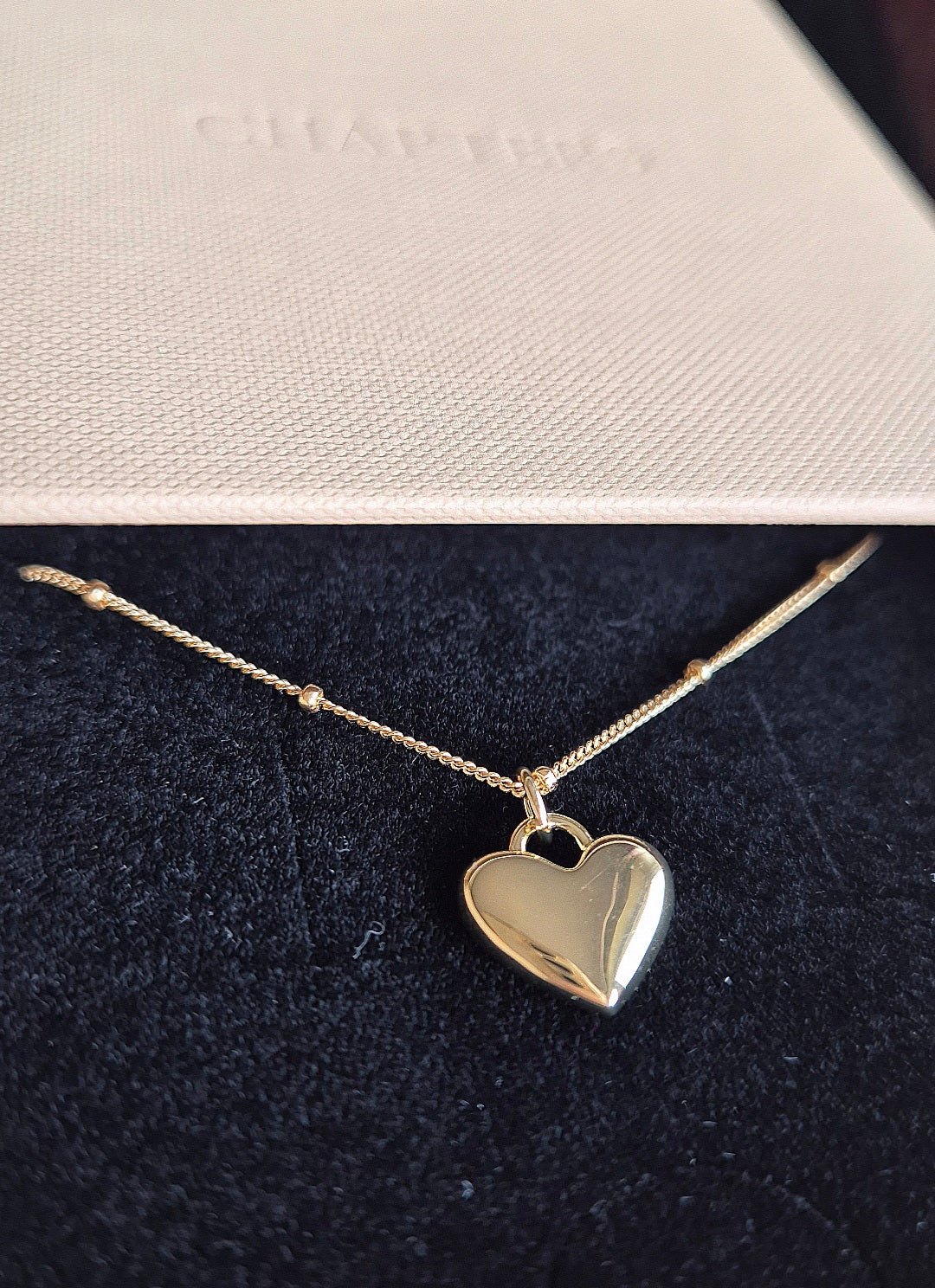 Love heart pendant necklace