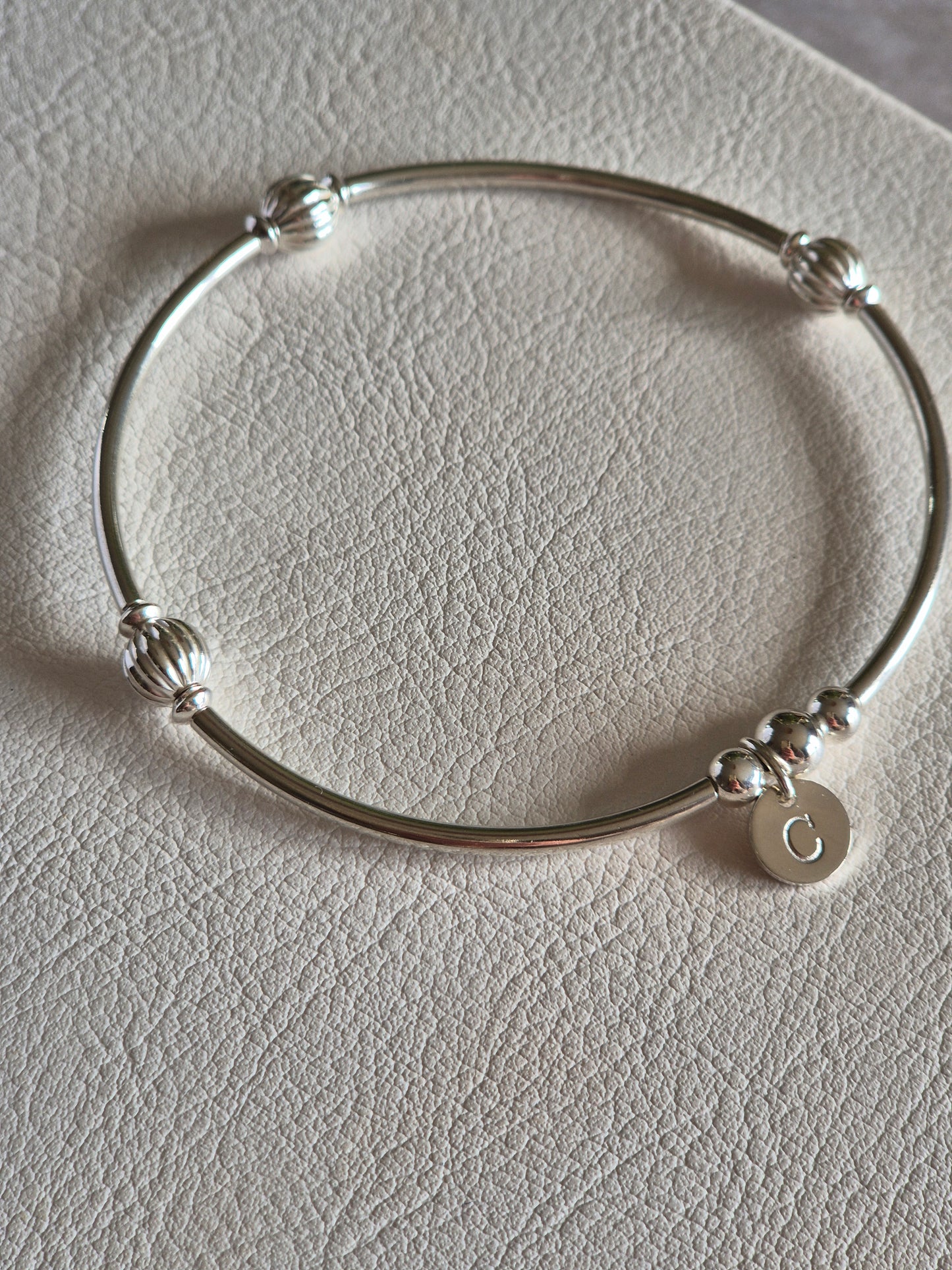 'Aurora' bangle style bracelet sterling silver