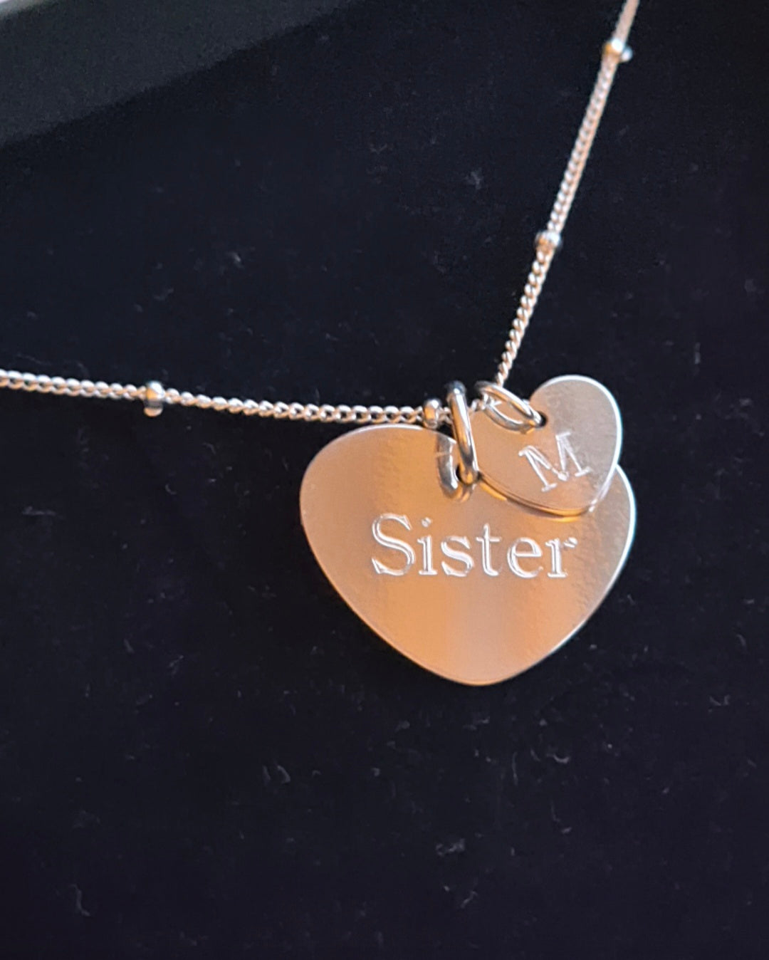 Engraved Love Heart Necklace