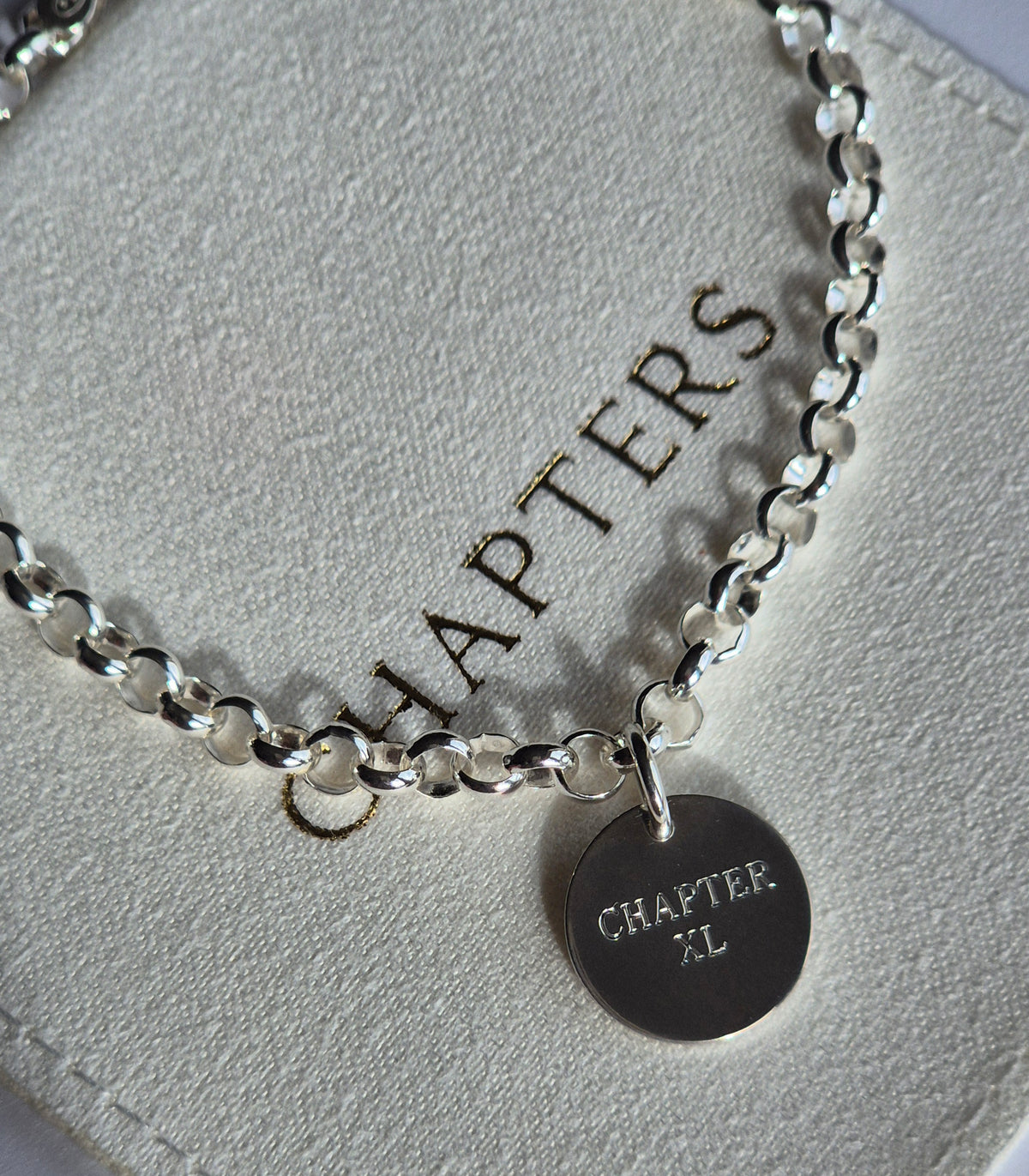 Chapters Engraved Bracelet