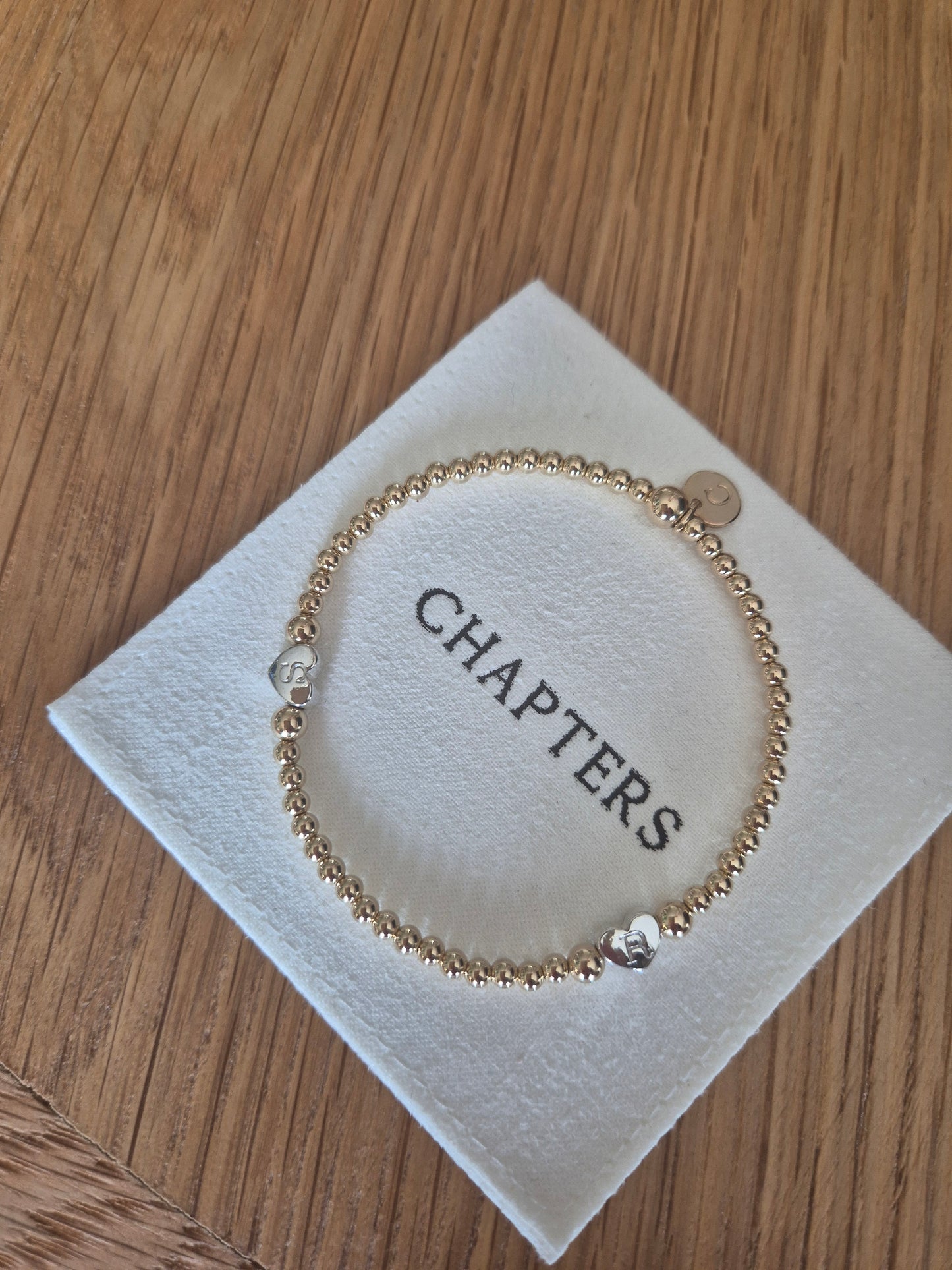Personalised bracelet/ chaptershandmadejewellery