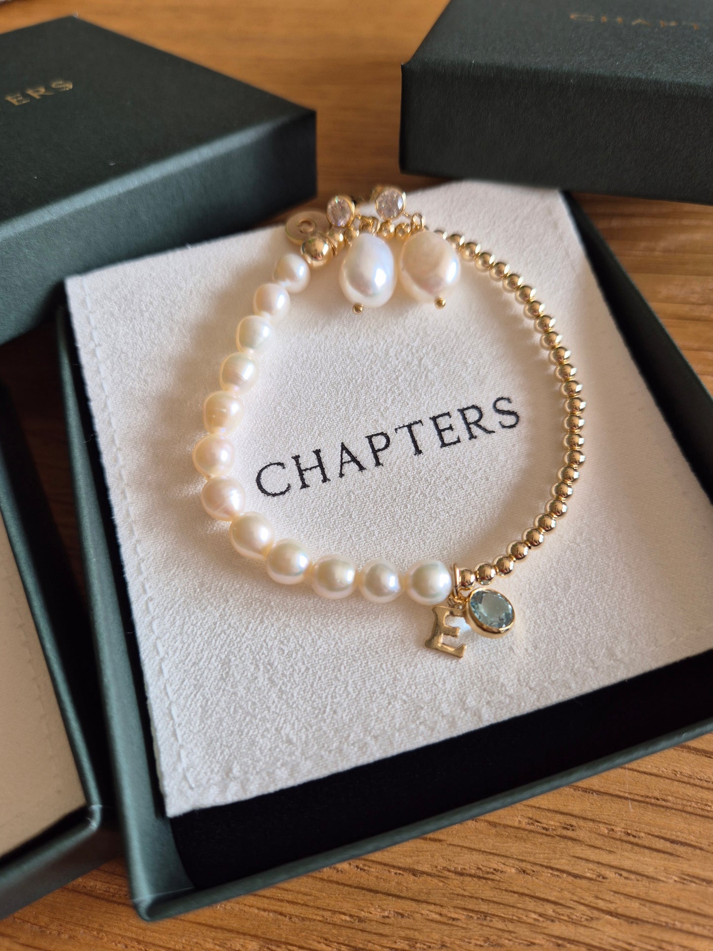 Freshwater pearl 'Love Bracelet'