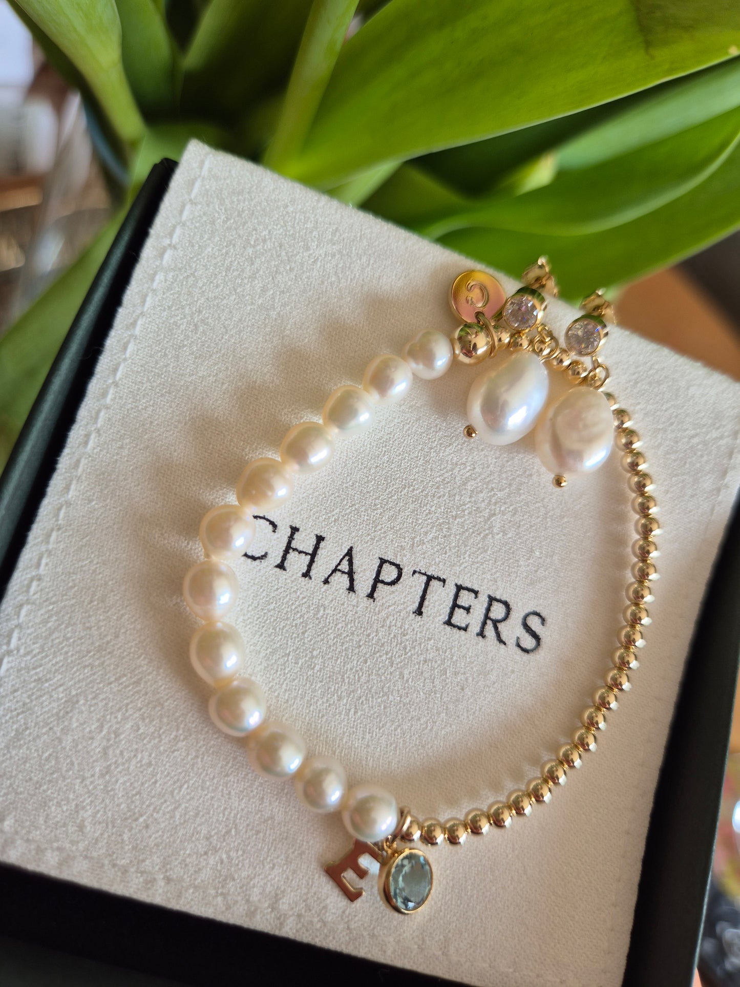 Freshwater pearl 'Love Bracelet'