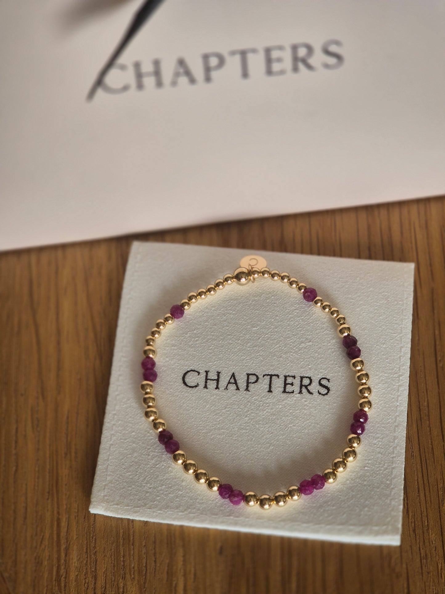 Ruby Gemstone Bracelet