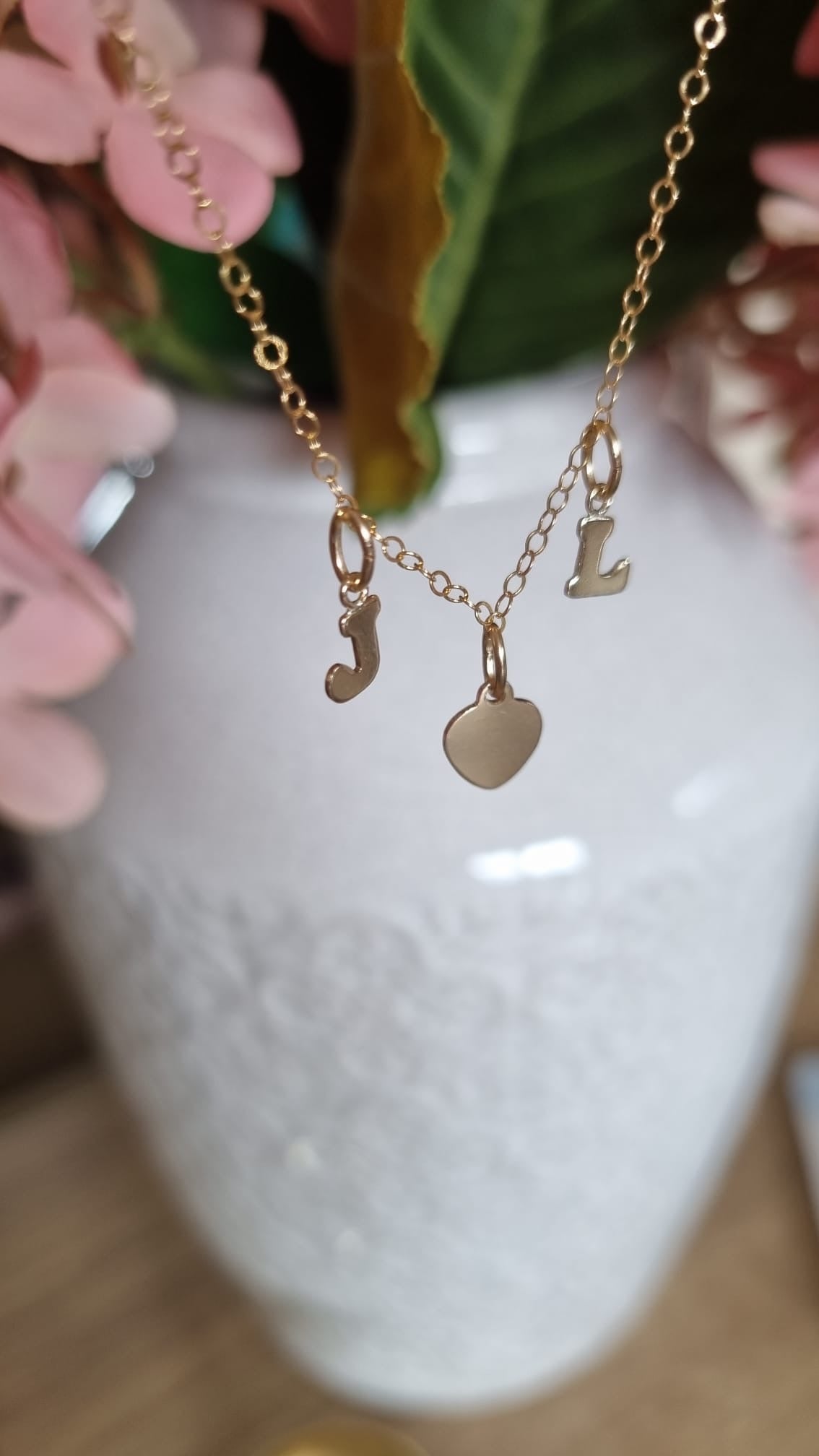 Heart/Star charm gold-filled