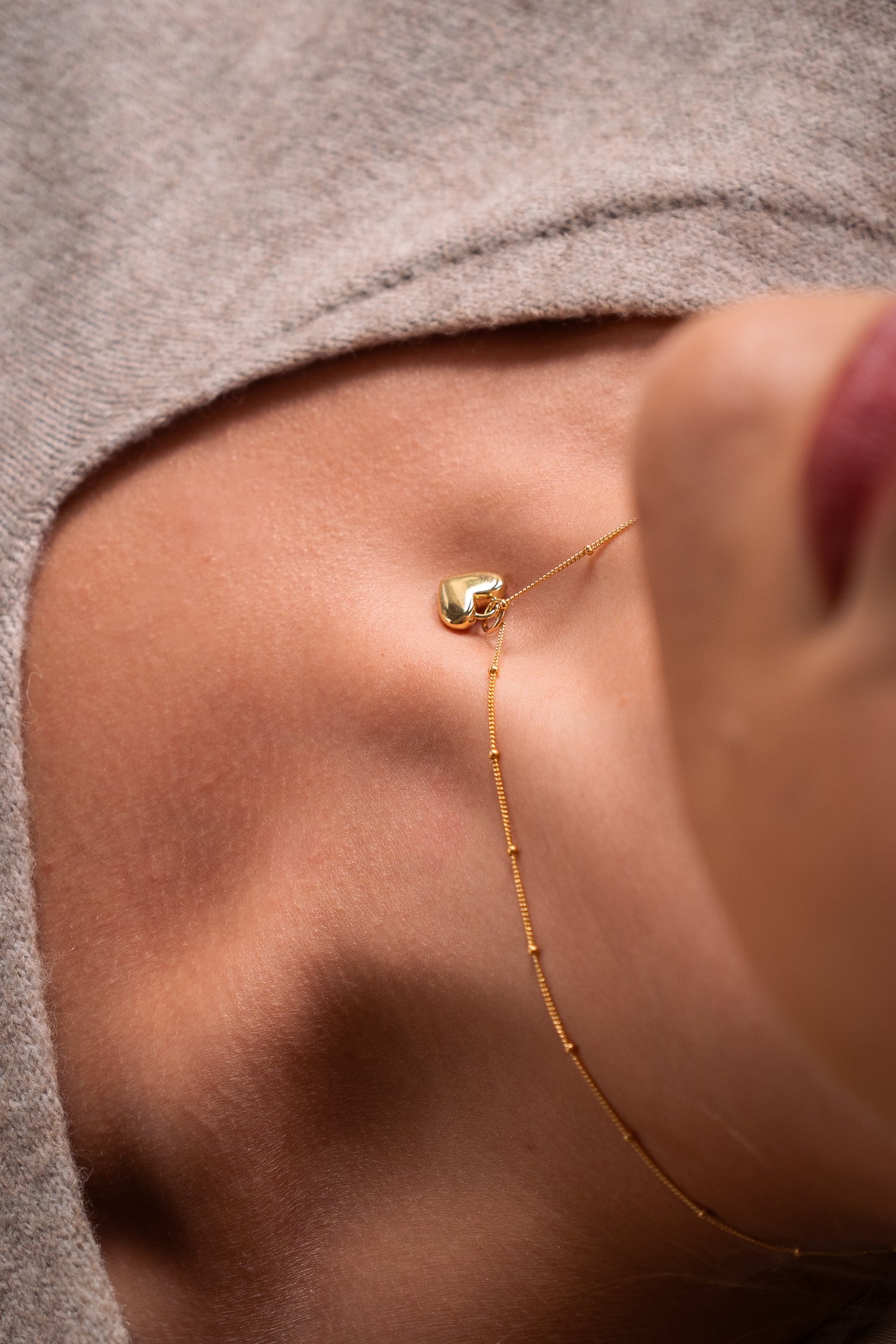 Love heart pendant necklace