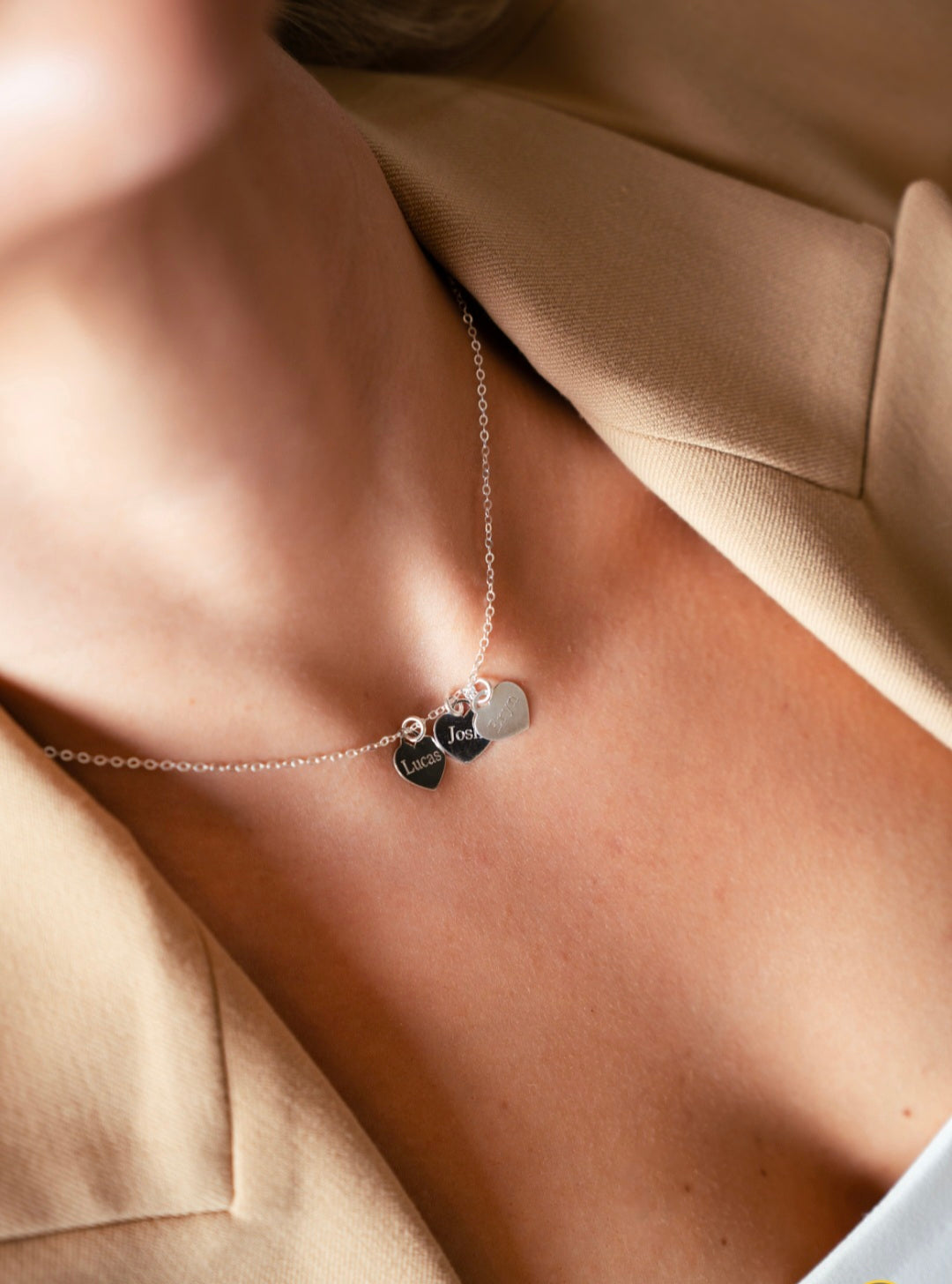 'Love Story' Engraved Necklace