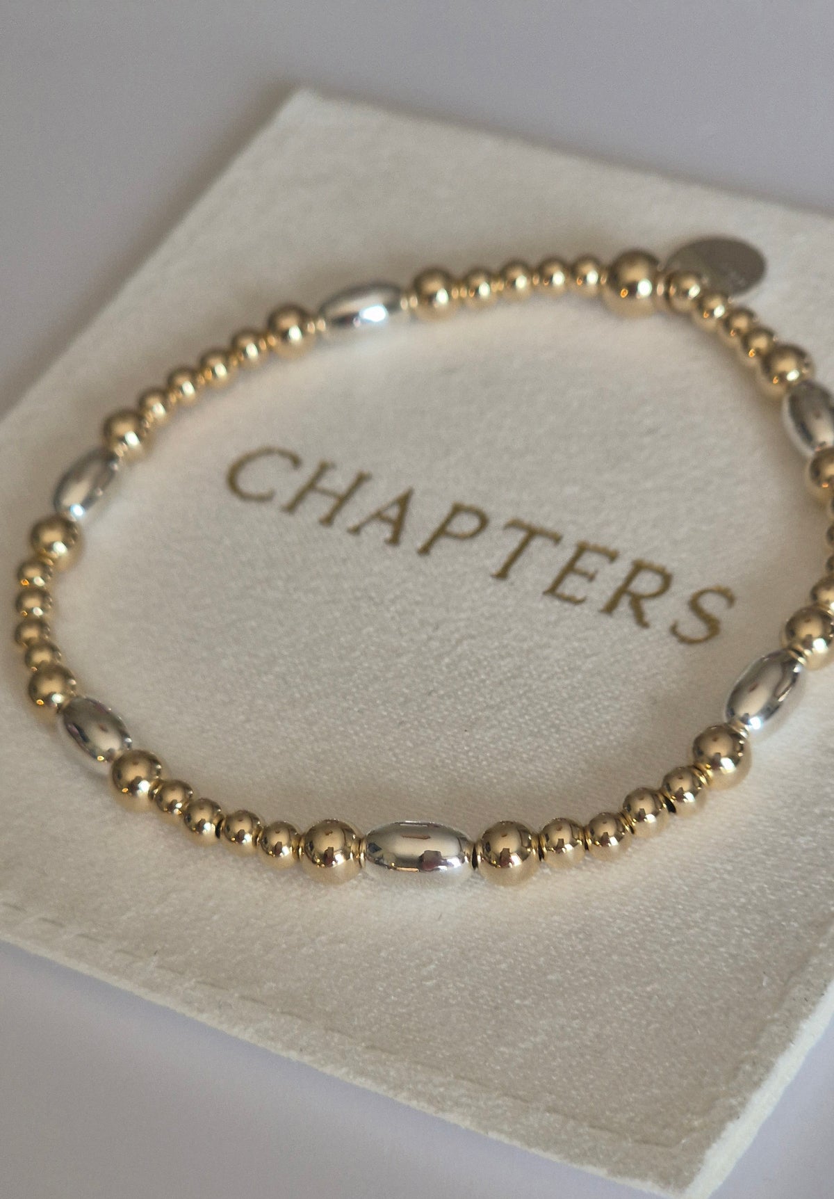 'Eryn bracelet' sterling silver/mixed metal