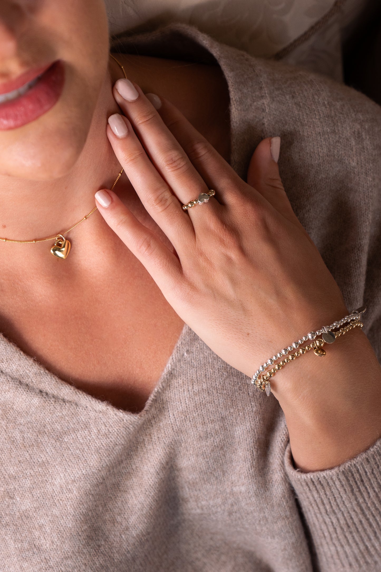 Love heart pendant necklace