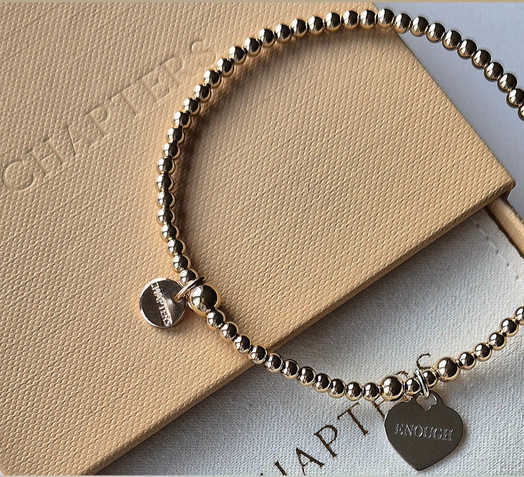 'Enough' Ladies bracelet