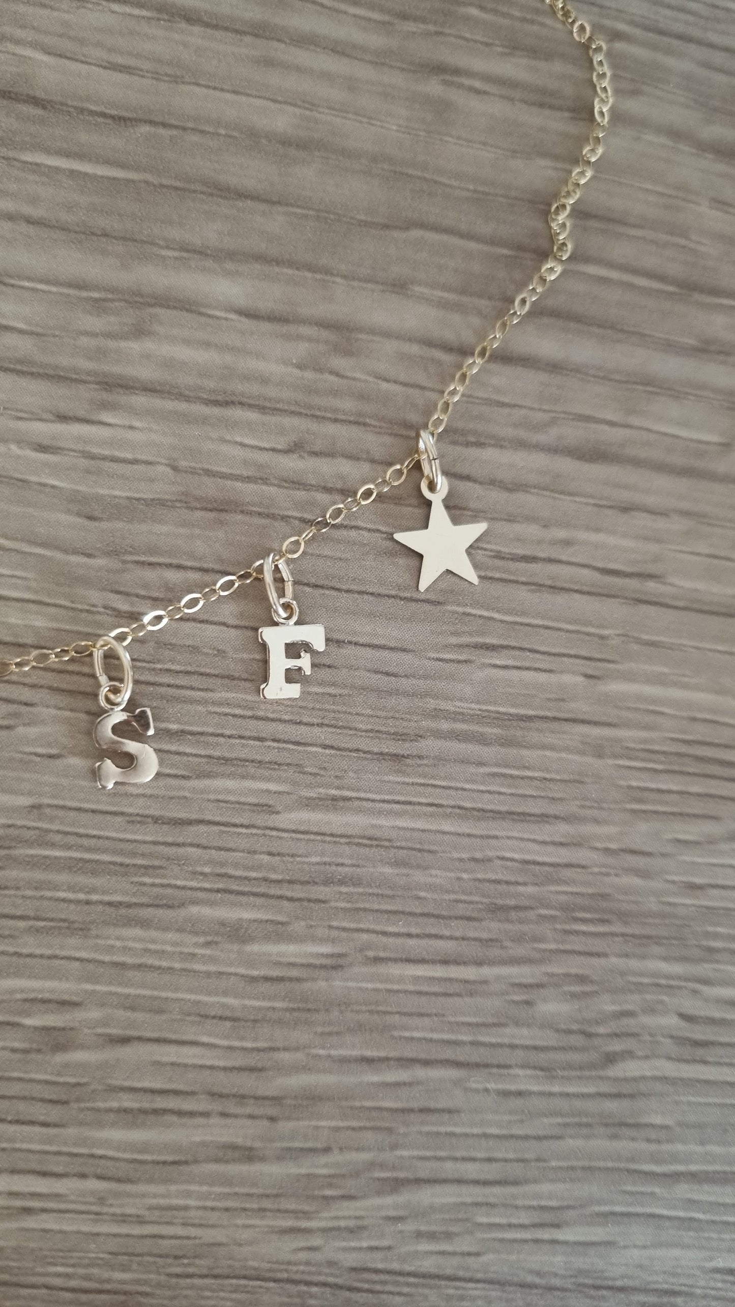 Heart/Star charm gold-filled