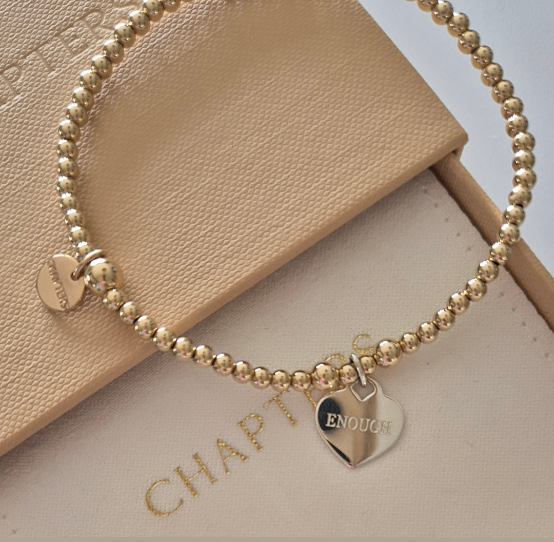 'Enough' Ladies bracelet