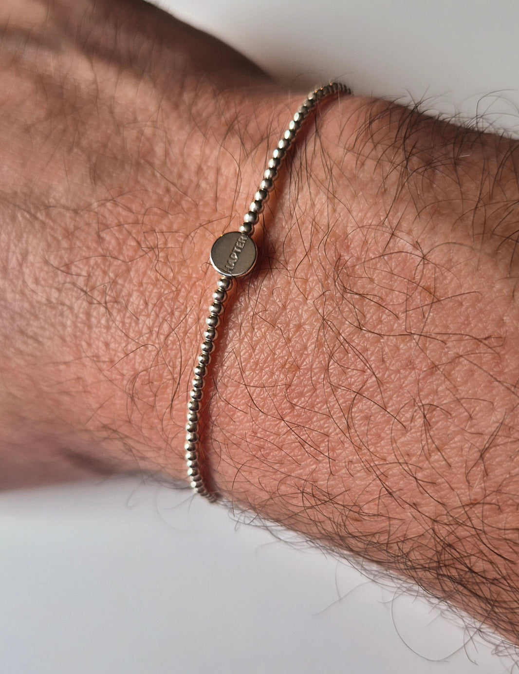 NEW Men's tiny beaded bracelet