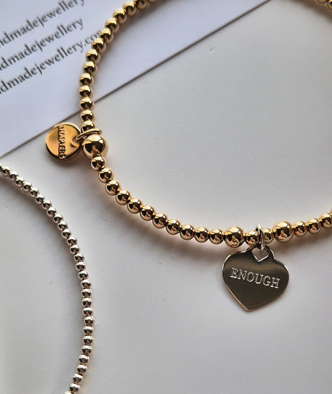 'Enough' Ladies bracelet
