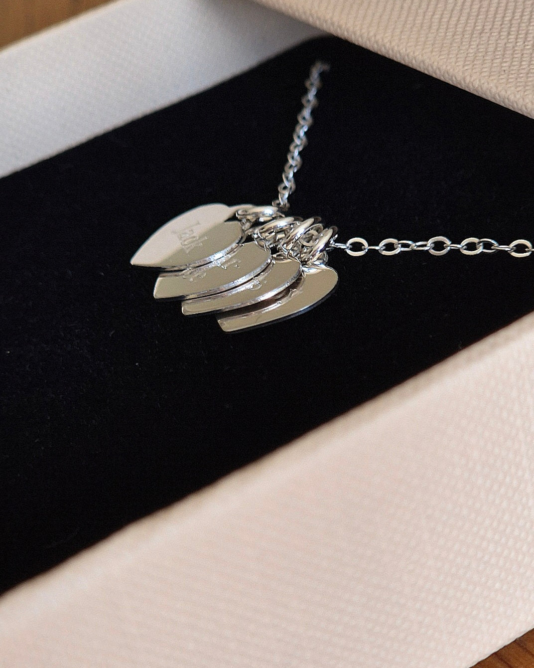 'Love Story' Engraved Necklace