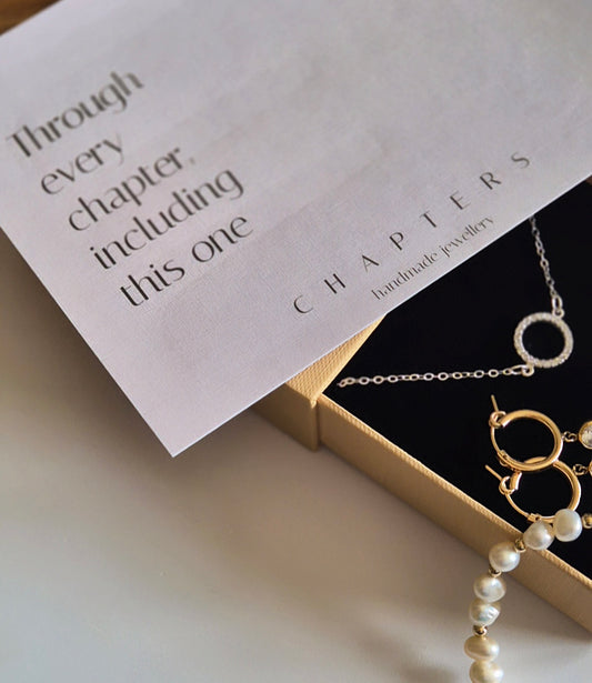 Through Every Chapter. Bridesmaids proposal card