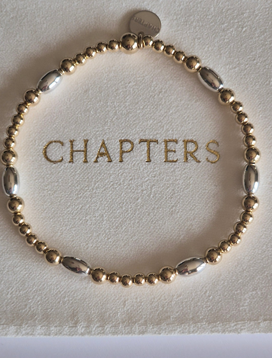 'Eryn bracelet' sterling silver/mixed metal