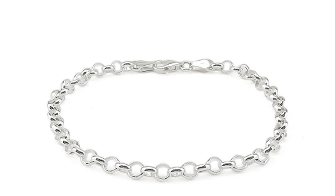 Belcher Chain Bracelet sterling silver
