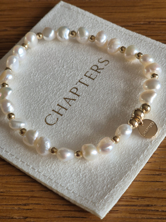 Elegant 'Melissa' freshwater pearl bracelet