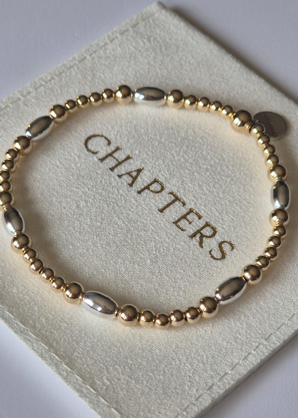 'Eryn bracelet' sterling silver/mixed metal