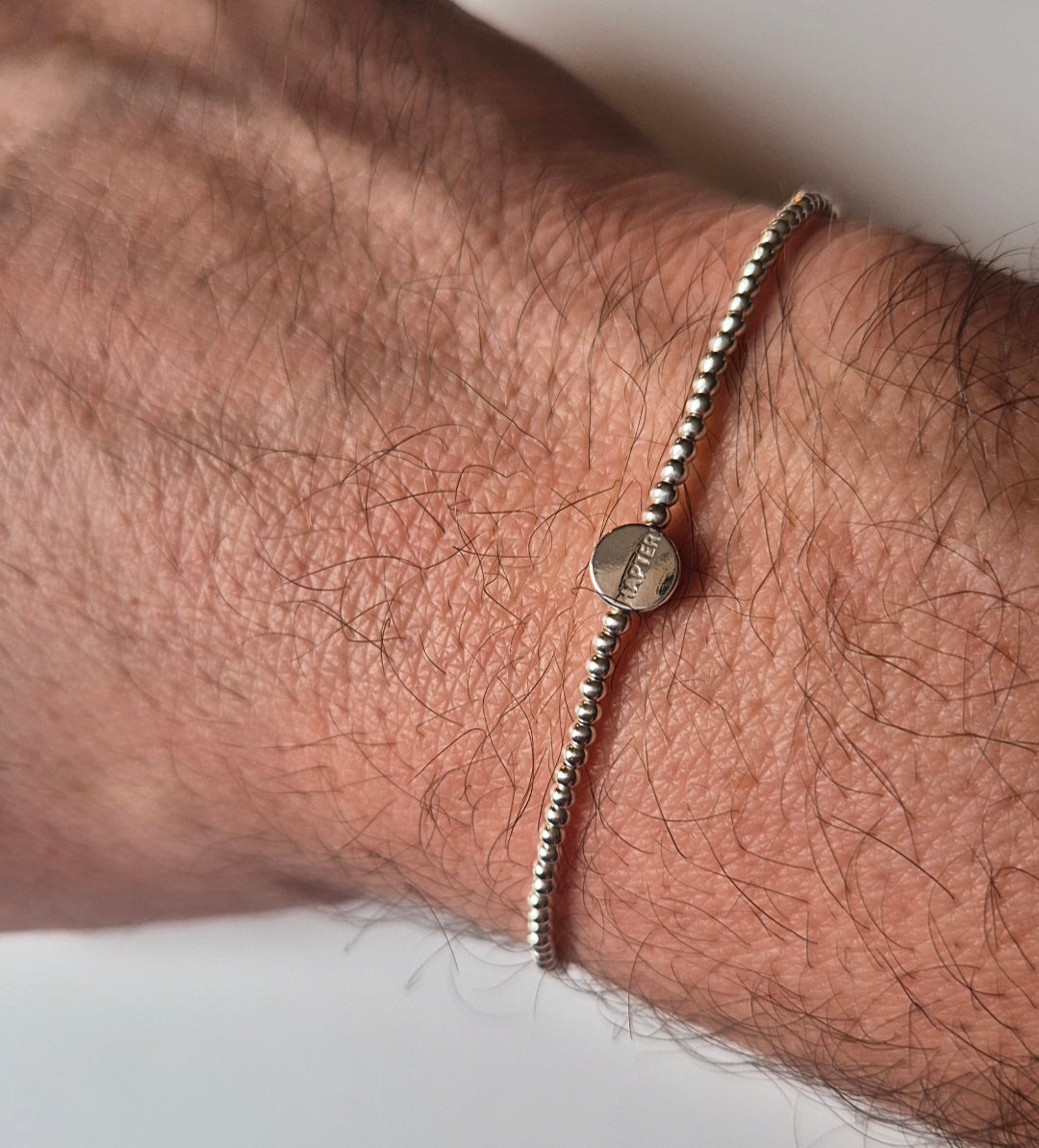 NEW Men's tiny beaded bracelet