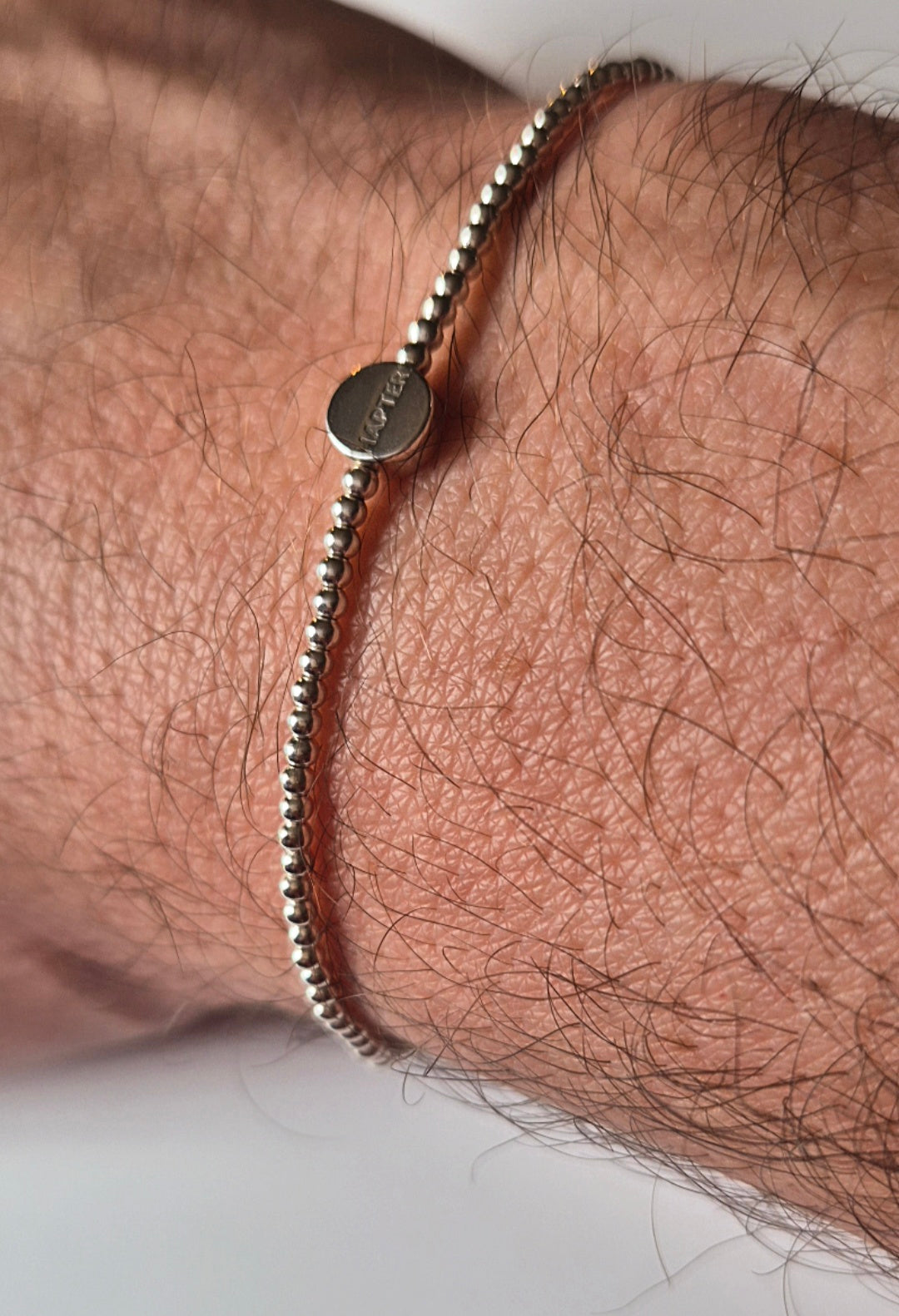 NEW Men's tiny beaded bracelet