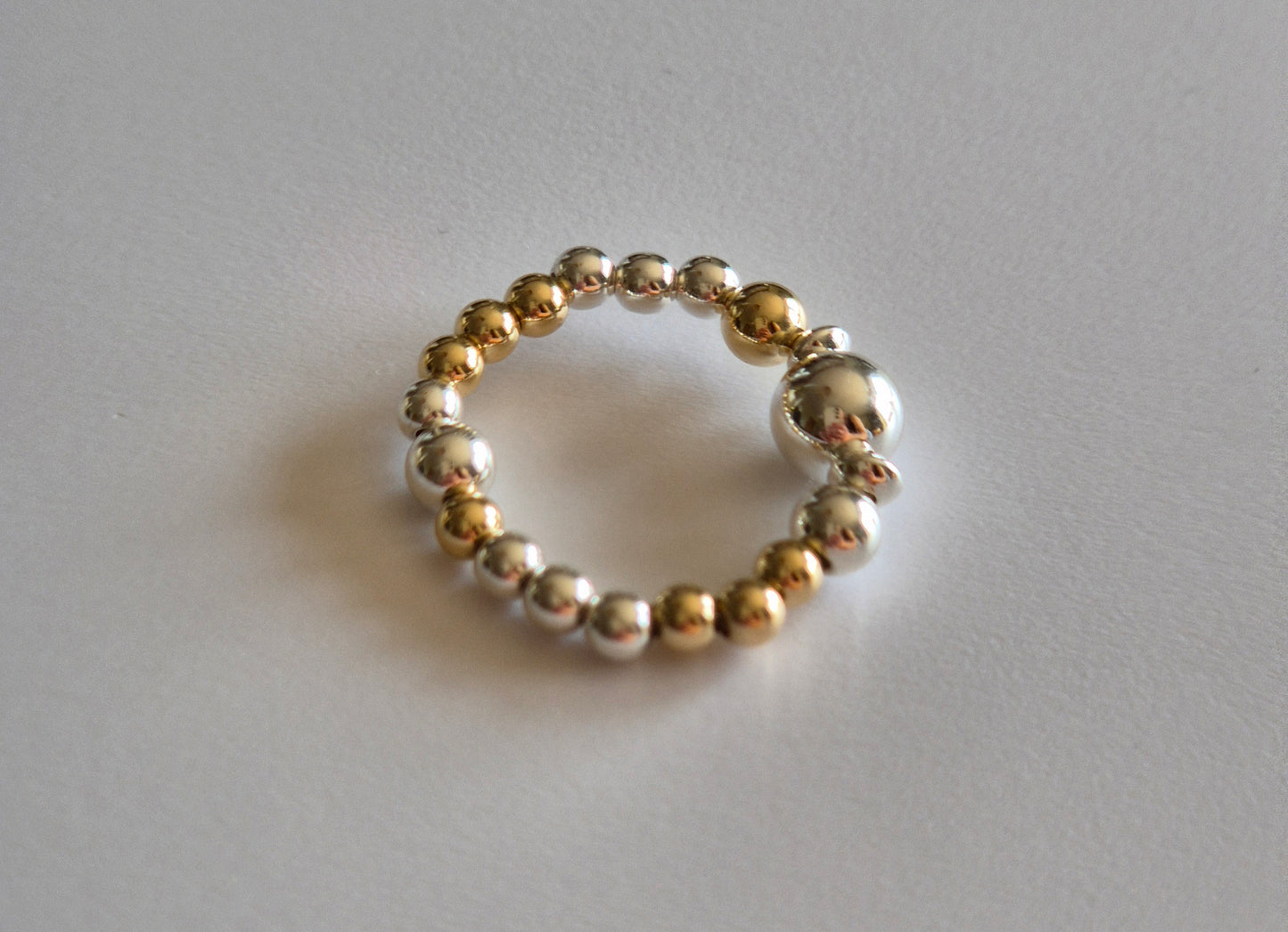 Mixed metal ring