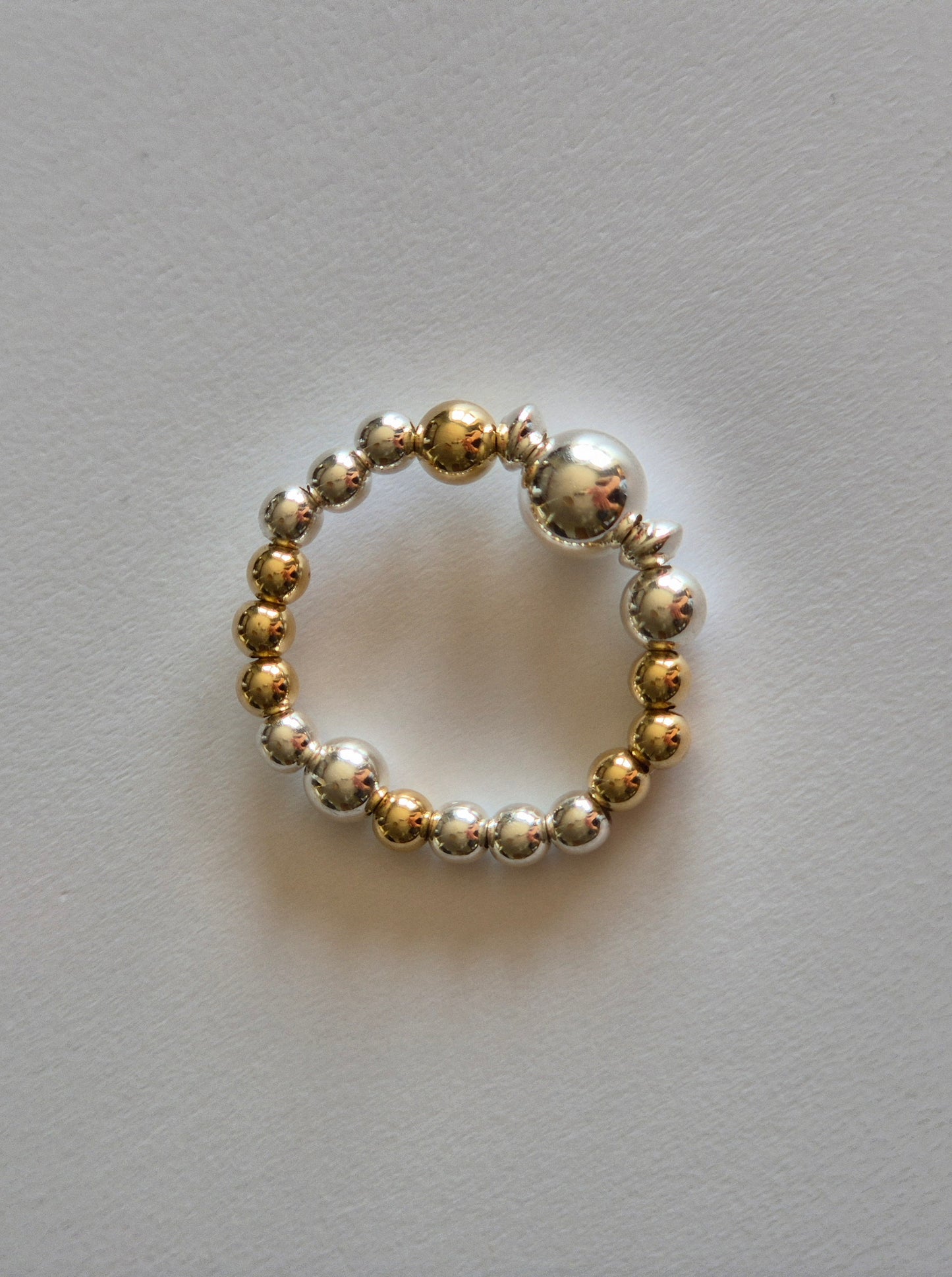 Mixed metal ring