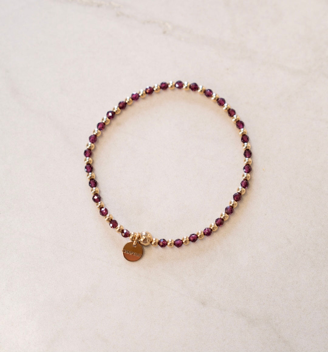 Garnet Ember Bracelet