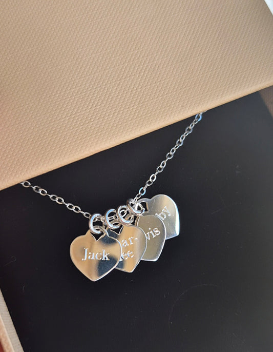 'Love Story' Engraved Necklace