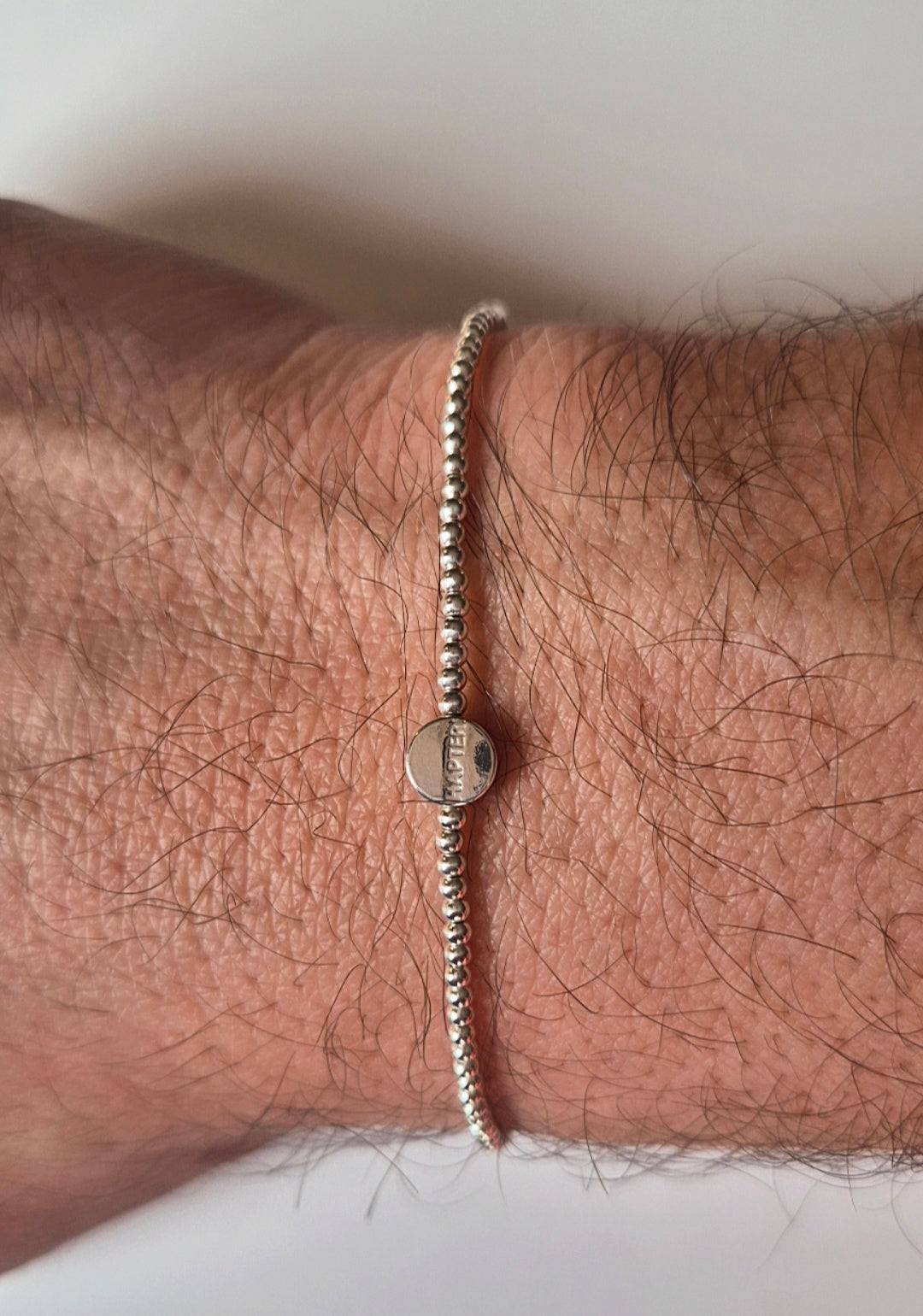 NEW Men's tiny beaded bracelet