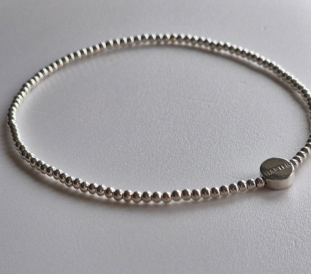 NEW Men's tiny beaded bracelet